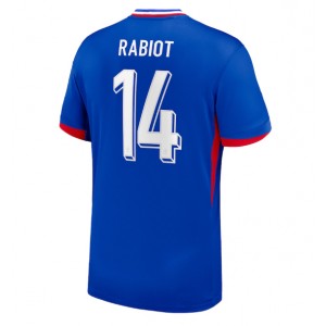 Fotbalové Dres Francie Adrien Rabiot #14 Domácí Oblečení ME 2024 Krátký Rukáv